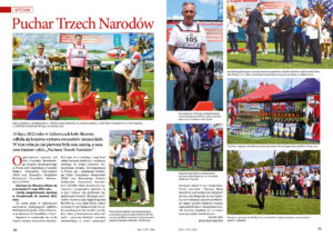 Puchar Trzech Narodów — artykuł o wystawie w Jaśkowicach, Pies 3 (387)/2022, strony 50–51